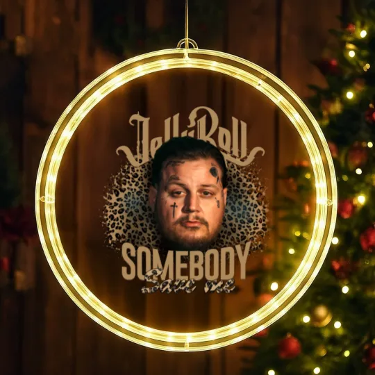 Discover Jelly Roll LED Christmas Window Lights, Jelly Roll Jelly Roll, Jelly Roll LED Christmas Window Lights, Even Savage Bitches Go To Heaven