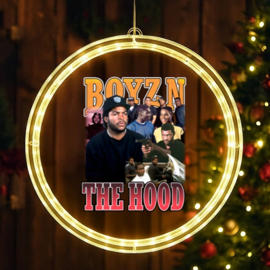 Discover Boyz n the Hood Ice Cube Rap LED Christmas Window Lights Movie Vintage Style LED Christmas Window Lights NWA LED Christmas Window Lights