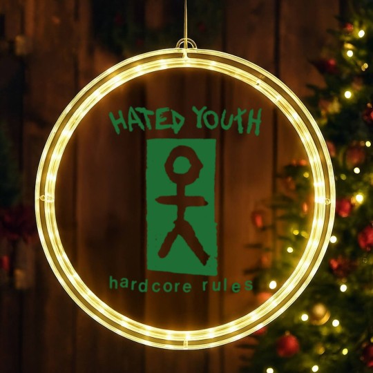 Discover Hated Youth LED Christmas Window Lights Vintage Rock Punk LED Christmas Window Lights
