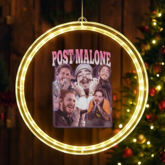 Discover Post Malone Vintage LED Christmas Window Lights, Post Malone Tees