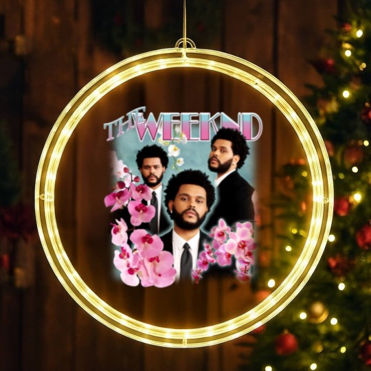 Discover Weeknd Vintage Style Rap LED Christmas Window Lights