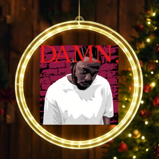 Discover DAMN Album - Kendrick Lamar - LED Christmas Window Lights