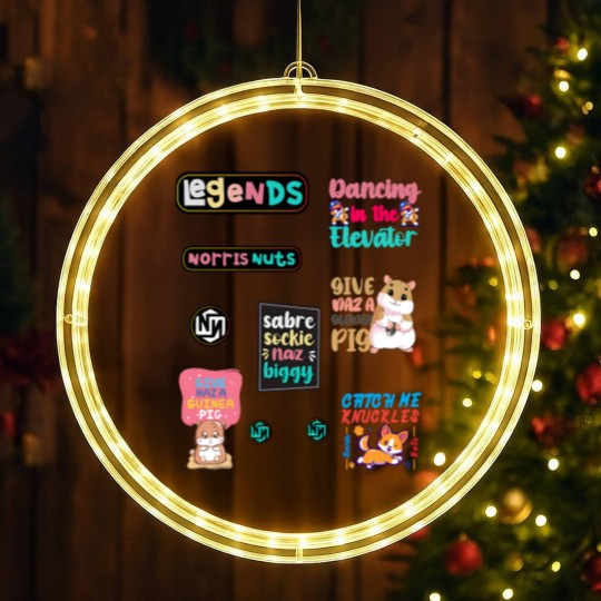 Discover The Norris Nuts Merch The Norris Nuts LED Christmas Window Lights