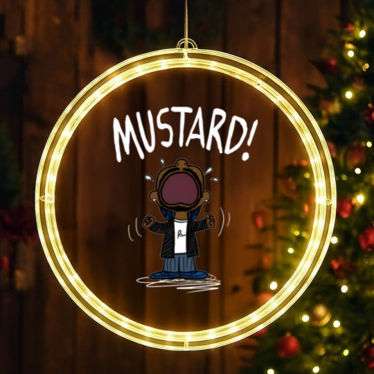Discover Kendrick Lamar Mustard Music LED Christmas Window Lights