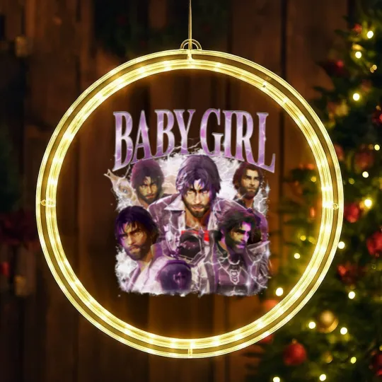 Discover Limited Jayce Arcane Baby Girl LED Christmas Window Lights, Jayce Arcane LED Christmas Window Lights, Jayce Arcane Merch