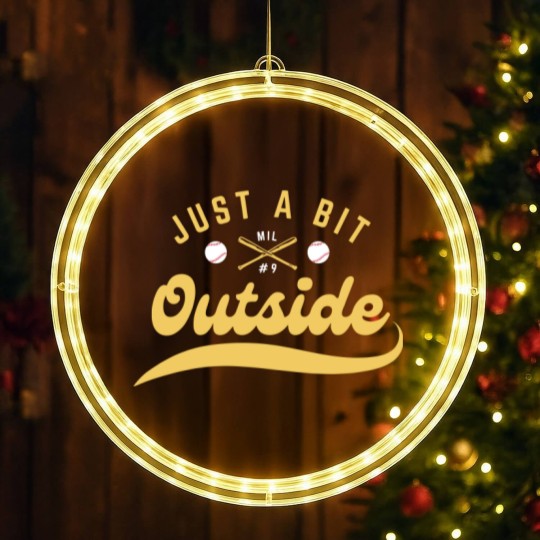 Discover NEW Bob Uecker Tribute LED Christmas Window Lights RIP Uecker Brewers LED Christmas Window Lights