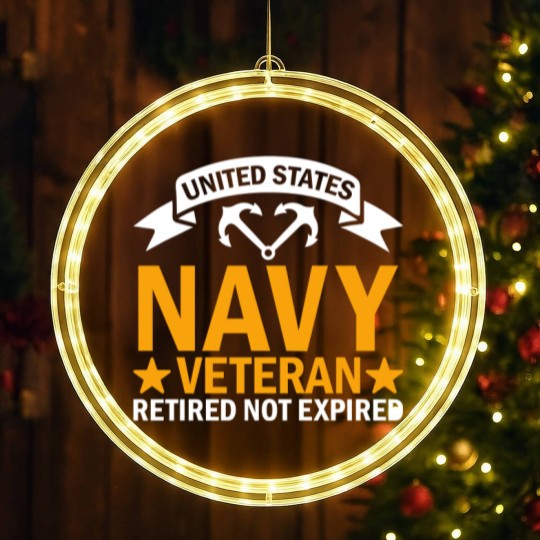 Discover United States Navy Veteran LED Christmas Window Lights, Navy Veteran LED Christmas Window Lights, US Navy Veteran LED Christmas Window Lights