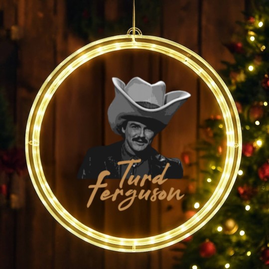 Discover Turd Ferguson Portrait LED Christmas Window Lights, Turd Ferguson LED Christmas Window Lights