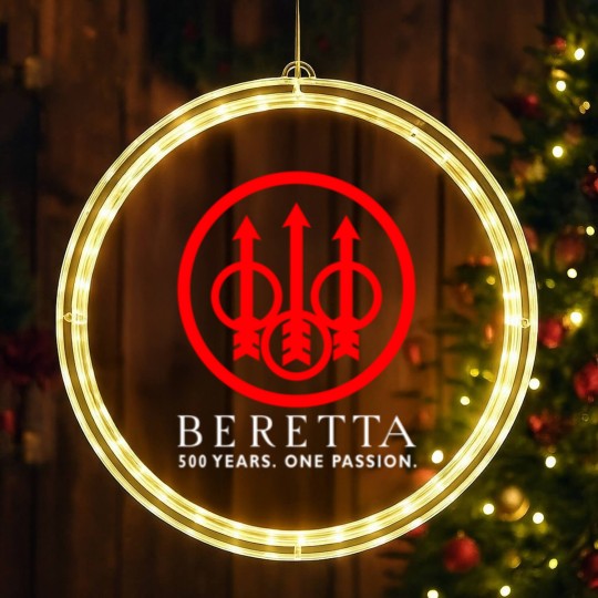 Discover Beretta Logo LED Christmas Window Lights