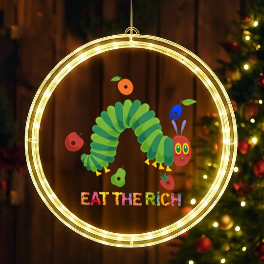 Discover Eat The Rich The Very Hungry Caterpilla LED Christmas Window Lights, Very Hungry