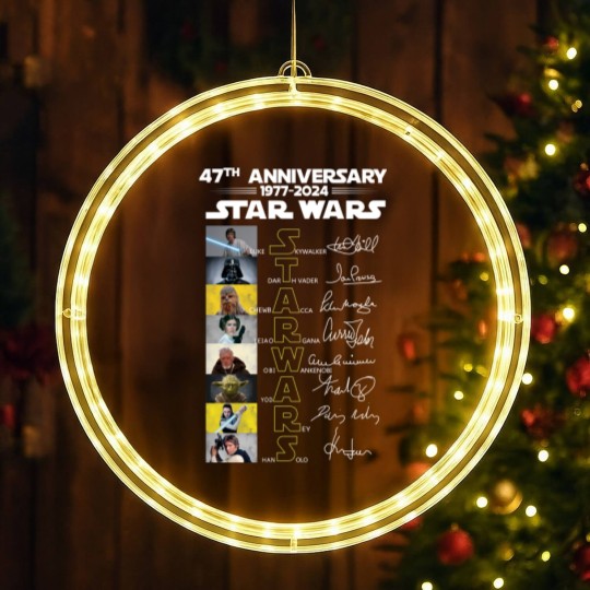 Discover StarWars LED Christmas Window Lights, StarWars Signatures LED Christmas Window Lights, StarWars 47th Anniversary LED Christmas Window Lights
