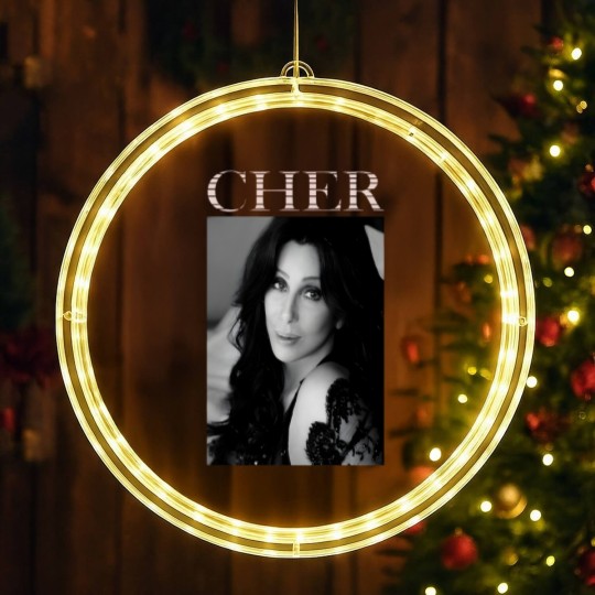 Discover Women Cher's Gifts Music Everyone LED Christmas Window Lights