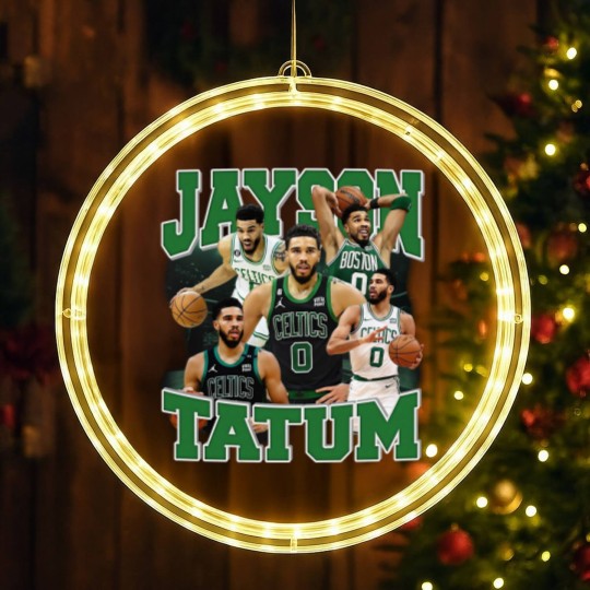 Discover Jayson Tatum Basketball  Basketball Graphic Tees LED Christmas Window Lights