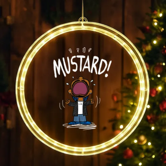 Discover Kendrick Lamar MUSTARD Meme LED Christmas Window Lights, Unisex LED Christmas Window Lights LED Christmas Window Lights for Fans