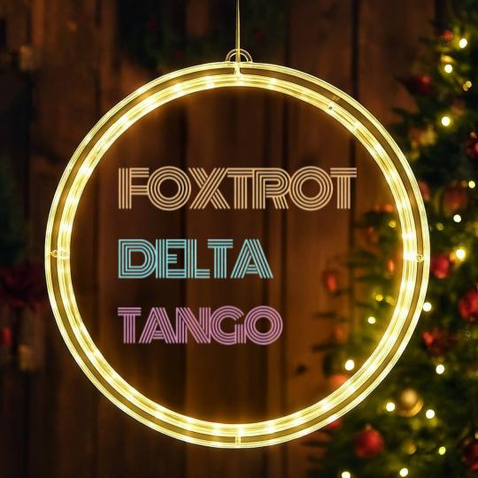Discover Subtle Anti Trump LED Christmas Window Lights, Foxtrot Delta Tango LED Christmas Window Lights, Political Protest LED Christmas Window Lights