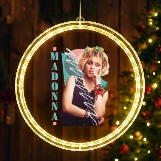 Discover Madonna Original 80s Vintage Style - Madonna - LED Christmas Window Lights