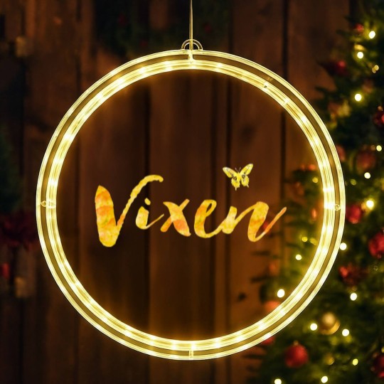 Discover Hotwife Vixen with Butterfly. LED Christmas Window Lights