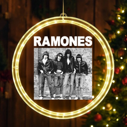 Discover The Ramones Album Cover Punk Rock LED Christmas Window Lights LED Christmas Window Lights Mens Unisex