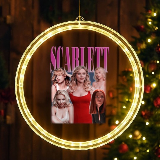 Discover Scarlett Johansson LED Christmas Window Lights, Scarlett Johansson Fan, Scarlett Johansson Movies LED Christmas Window Lights