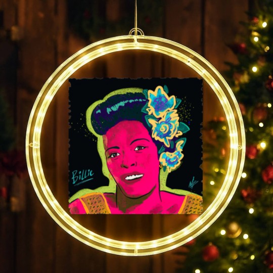 Discover Billie - Billie Holiday - LED Christmas Window Lights