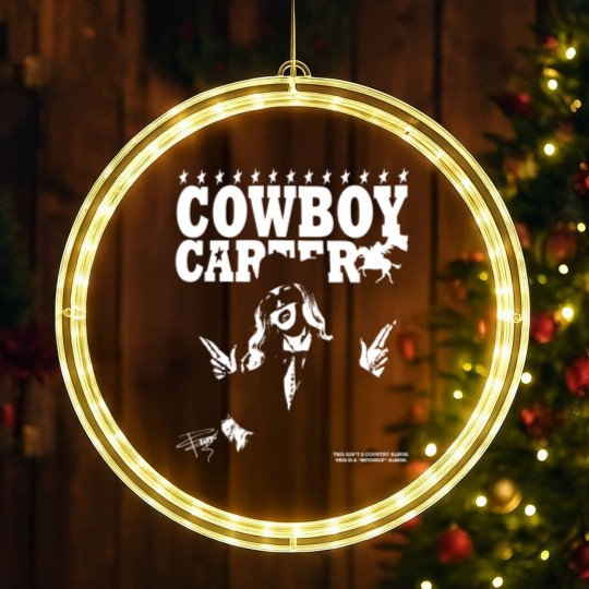 Discover Beyonce Cowboy Carter LED Christmas Window Lights, LED Christmas Window Lights Jeans LED Christmas Window Lights