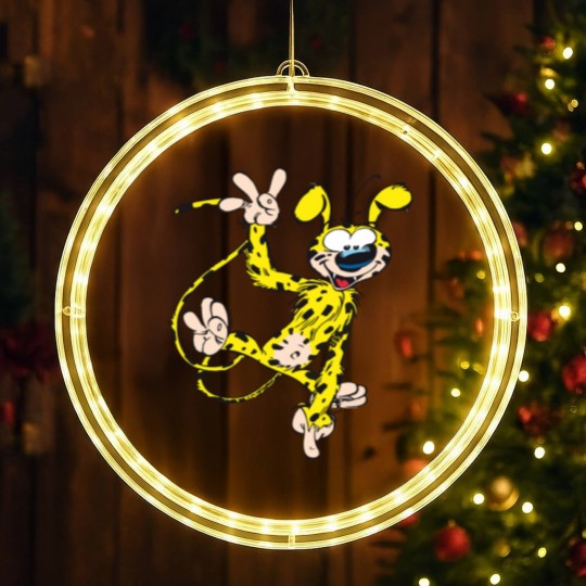 Discover Marsupilami waving LED Christmas Window Lights