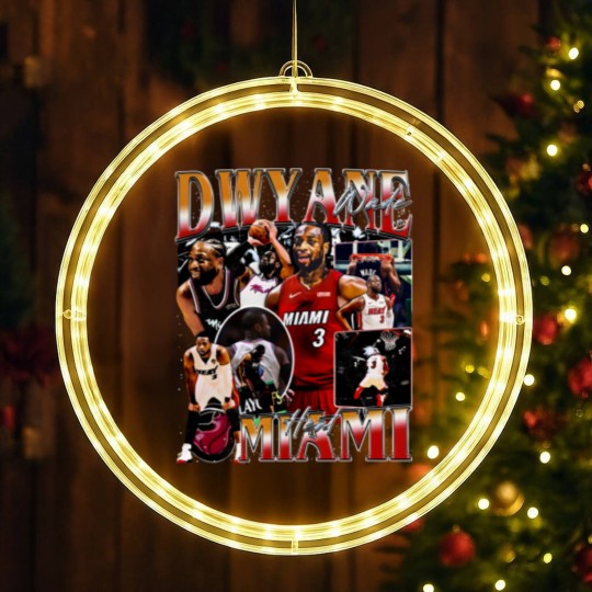Discover Dwayne Wade LED Christmas Window Lights