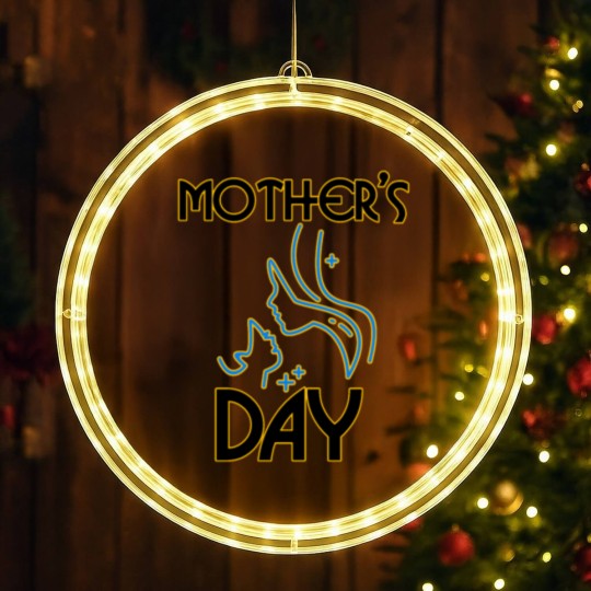 Discover mother day LED Christmas Window Lights