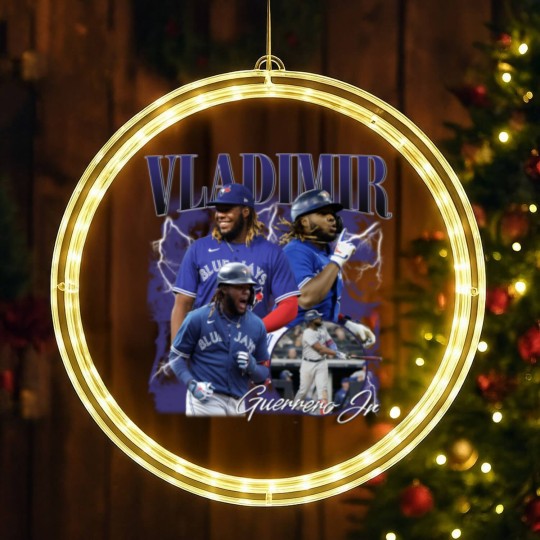 Discover Vintage Vla.dimir Guerrero Jr Baseball LED Christmas Window Lights