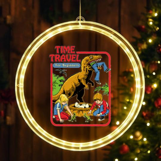 Discover Time Travel For Beginners LED Christmas Window Lights
