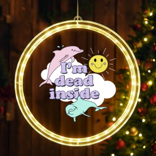 Discover Im Dead Inside Classic - Im Dead Inside Classic - LED Christmas Window Lights