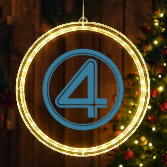Discover Fantastic Four  Unisex Heavy Cotton LED Christmas Window Lights