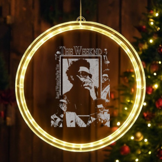 Discover Vintage Weeknds LED Christmas Window Lights, Weeknds LED Christmas Window Lights | Hip-Hop Music LED Christmas Window Lights
