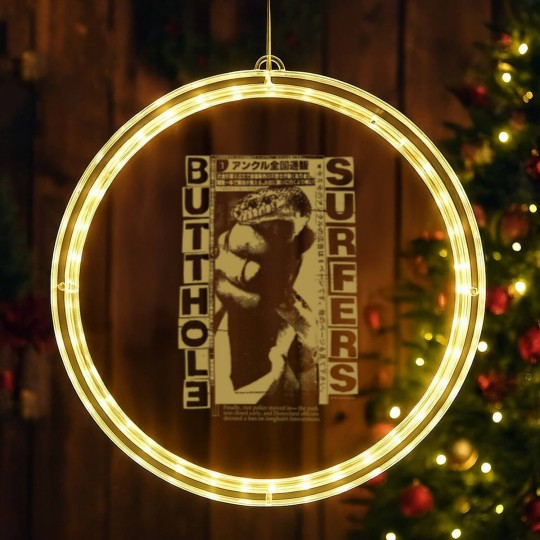 Discover Vintage 90s Butthole Surfers 1993 LED Christmas Window Lights