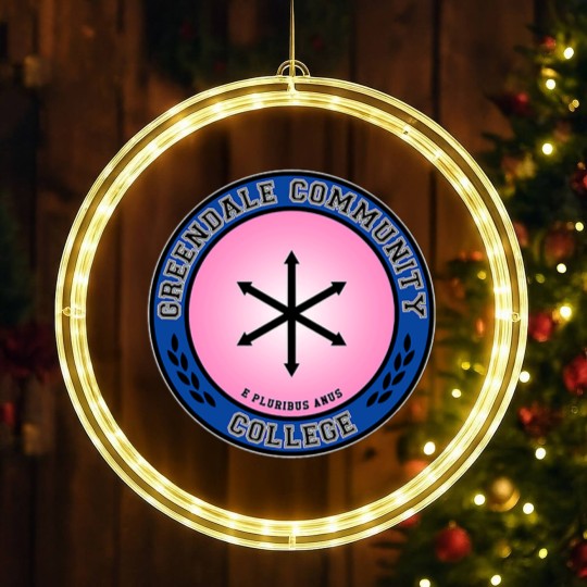 Discover Greendale Community College LED Christmas Window Lights