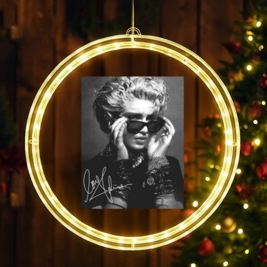 Discover Madonna 2024 Tour LED Christmas Window Lights, Madonna Fan Gift LED Christmas Window Lights