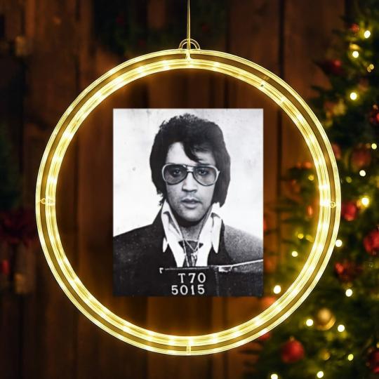 Discover Elvis Presley mugshot - Elvis Presley - LED Christmas Window Lights