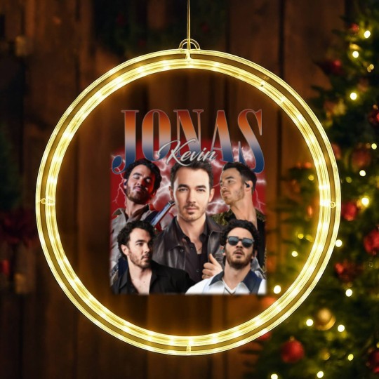 Discover Kevin Jonas LED Christmas Window Lights, Vintage 90s Kevin Jonas LED Christmas Window Lights, Kevin Jonas