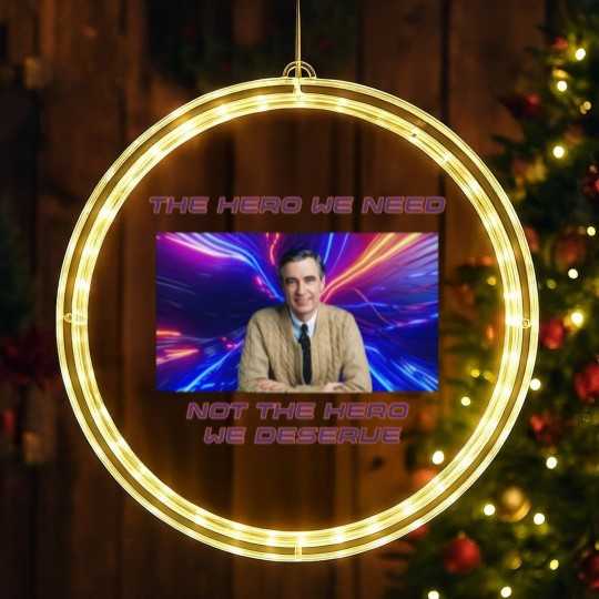 Discover Mr. Rogers Short-Sleeve Unisex LED Christmas Window Lights
