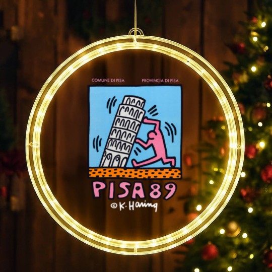 Discover Keith Haring Pisa 89 LED Christmas Window Lights