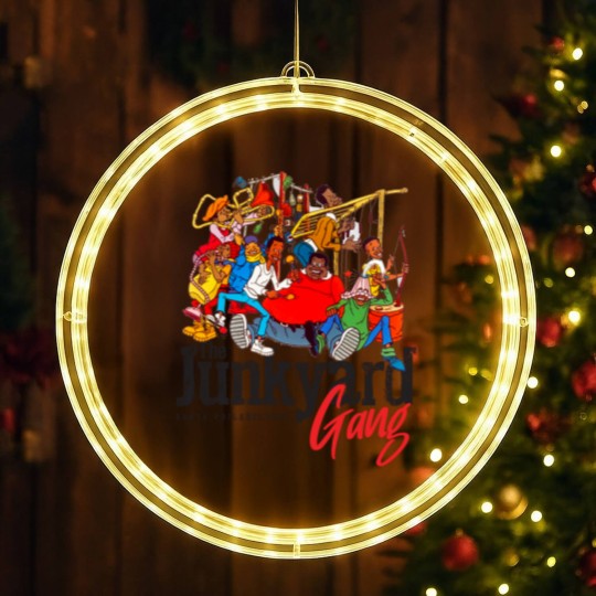 Discover The Junkyard Gang - Fat Albert - LED Christmas Window Lights