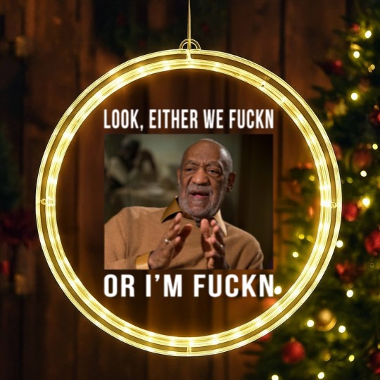 Discover Vintage Bill Cosby LED Christmas Window Lights
