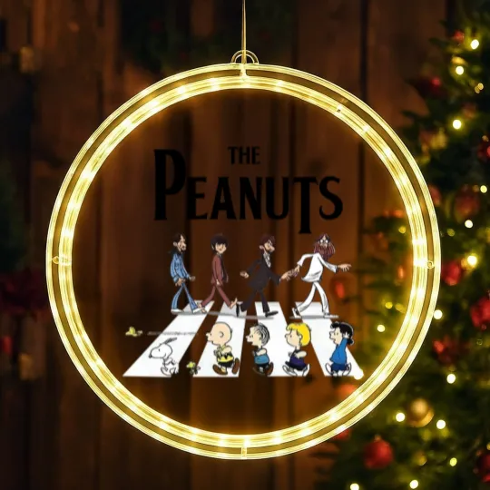 Discover The peanut walking Abbey Road LED Christmas Window Lights LED Christmas Window Lights