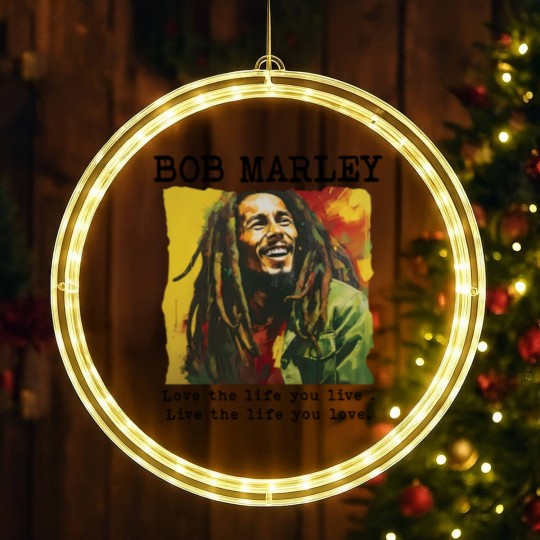 Discover Every Little Thing Gonna Be Alright Bob Marley LED Christmas Window Lights