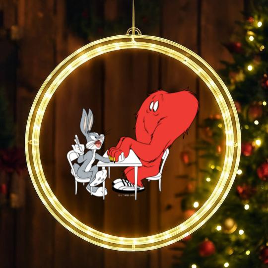 Discover BUGS BUNNY™ and Gossamer 2 LED Christmas Window Lights