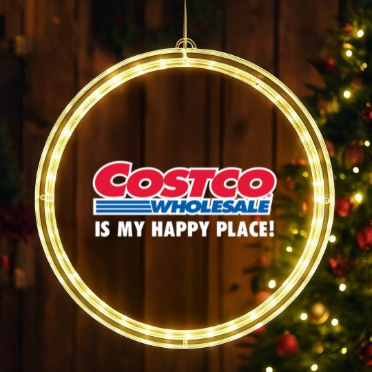 Discover Costco Is My Happy Place LED Christmas Window Lights