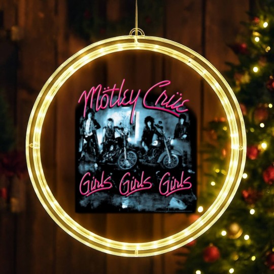 Discover Motley Crue Girls Girls Girls Black LED Christmas Window Lights