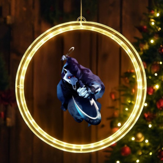 Discover Death-Big Bad Wolf From Puss In Boots-Puss In Boots The Last Wish Active LED Christmas Window Lights