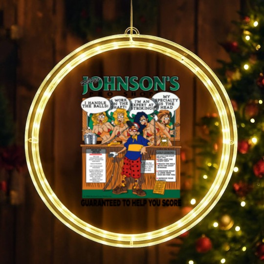 Discover Big Johnson Pro Shop LED Christmas Window Lights