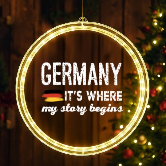 Discover Germany it is where my story begins germany LED Christmas Window Lights